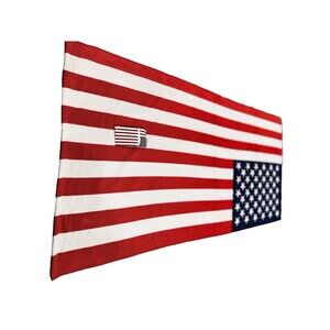 Patriotic American Flag 30 x 60 Beach Towel 100% Cotton